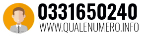 Numero di telefono 0331650240 0331650240