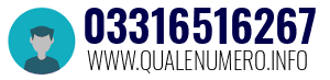 Numero di telefono 03316516267 03316516267