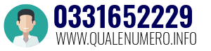 Numero di telefono 0331652229 0331652229