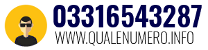 Numero di telefono 03316543287 03316543287
