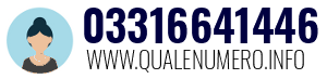 Numero di telefono 03316641446 03316641446