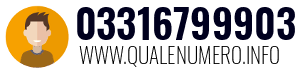 Numero di telefono 03316799903 03316799903