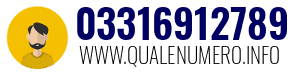 Numero di telefono 03316912789 03316912789
