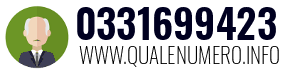 Numero di telefono 0331699423 0331699423