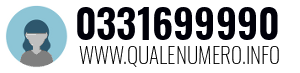 Numero di telefono 0331699990 0331699990