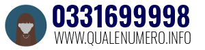 Numero di telefono 0331699998 0331699998