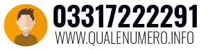 Numero di telefono 03317222291 03317222291