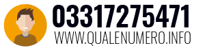 Numero di telefono 03317275471 03317275471