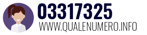 Numero di telefono 03317325 03317325