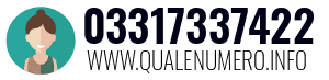 Numero di telefono 03317337422 03317337422