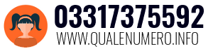 Numero di telefono 03317375592 03317375592