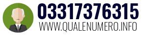 Numero di telefono 03317376315 03317376315