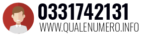 Numero di telefono 0331742131 0331742131