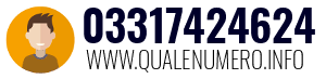 Numero di telefono 03317424624 03317424624
