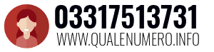 Numero di telefono 03317513731 03317513731