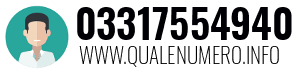 Numero di telefono 03317554940 03317554940