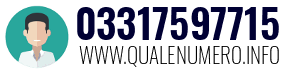 Numero di telefono 03317597715 03317597715