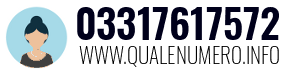Numero di telefono 03317617572 03317617572