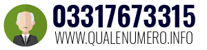 Numero di telefono 03317673315 03317673315