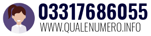 Numero di telefono 03317686055 03317686055