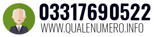 Numero di telefono 03317690522 03317690522