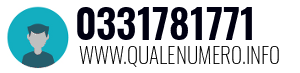 Numero di telefono 0331781771 0331781771