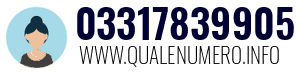 Numero di telefono 03317839905 03317839905