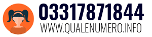 Numero di telefono 03317871844 03317871844