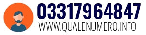 Numero di telefono 03317964847 03317964847