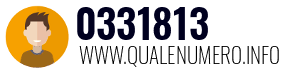 Numero di telefono 0331813 0331813