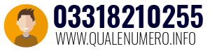 Numero di telefono 03318210255 03318210255