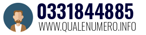 Numero di telefono 0331844885 0331844885