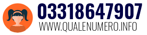 Numero di telefono 03318647907 03318647907