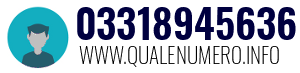 Numero di telefono 03318945636 03318945636