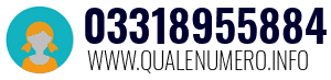 Numero di telefono 03318955884 03318955884