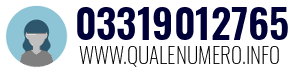 Numero di telefono 03319012765 03319012765