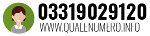 Numero di telefono 03319029120 03319029120