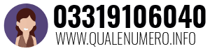 Numero di telefono 03319106040 03319106040