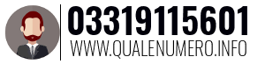 Numero di telefono 03319115601 03319115601