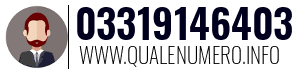 Numero di telefono 03319146403 03319146403
