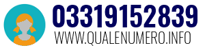 Numero di telefono 03319152839 03319152839