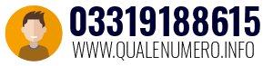 Numero di telefono 03319188615 03319188615