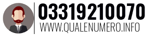 Numero di telefono 03319210070 03319210070