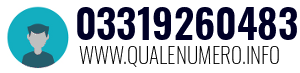 Numero di telefono 03319260483 03319260483