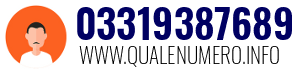 Numero di telefono 03319387689 03319387689