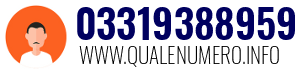 Numero di telefono 03319388959 03319388959