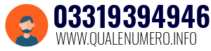 Numero di telefono 03319394946 03319394946