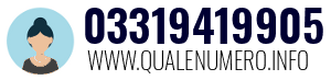 Numero di telefono 03319419905 03319419905