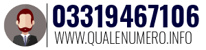 Numero di telefono 03319467106 03319467106