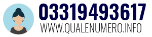 Numero di telefono 03319493617 03319493617